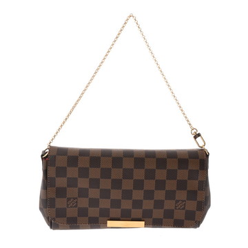 ルイ ヴィトン ダミエ フェイボリット MM 2WAY エベヌ N41129 ダミエキャンバス レディース バッグ 【中古】【bag】
