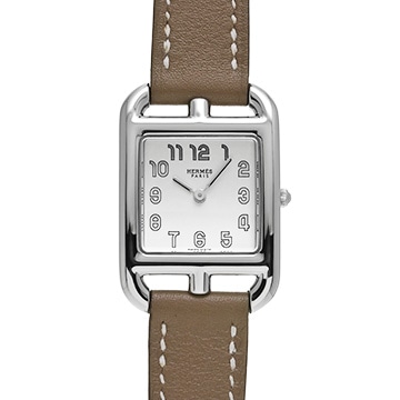 エルメス ケープコッド W040245WW00 シルバー レディース 時計 【中古】【wristwatch】