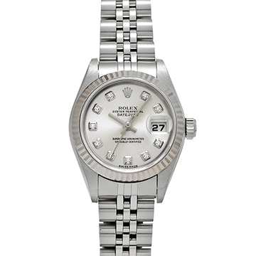 ロレックス デイトジャスト 79174G シルバー/ダイヤモンド レディース 時計 【中古】【wristwatch】