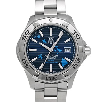 タグ ホイヤー アクアレーサー ダイビング ヘイマンアイランド WAP201AA.BA0830 ブルー メンズ 時計 【中古】【wristwatch】
