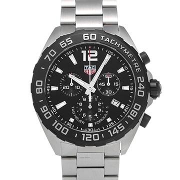 タグ ホイヤー フォーミュラ1 クォーツ クロノグラフ CAZ1010.BA0842 ブラック メンズ 時計 【中古】【wristwatch】