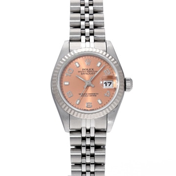 ロレックス デイトジャスト 69174 ピンク レディース 時計 【中古】【wristwatch】