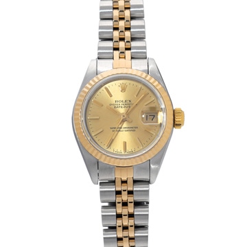 ロレックス デイトジャスト 69173 シャンパン レディース 時計 【中古】【wristwatch】