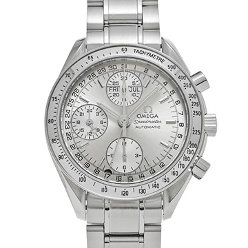 オメガ スピードマスター トリプルカレンダー 3523.30 シルバー メンズ 時計 【中古】【wristwatch】