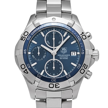 タグ ホイヤー アクアレーサー クロノグラフ CAF2112.BA0809 ブルー メンズ 時計 【中古】【wristwatch】