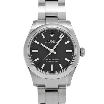 ロレックス オイスターパーペチュアル 31 277200 ブライトブラック ユニセックス 時計 【中古】【wristwatch】