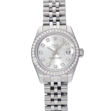 ロレックス レディ デイトジャスト 26 179384G シルバー/ダイヤモンド レディース 時計 【中古】【wristwatch】