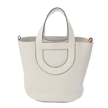エルメス インザループ 18 ニューホワイト トリヨンクレマンス/ヴォースイフト レディース バッグ 【中古】【bag】