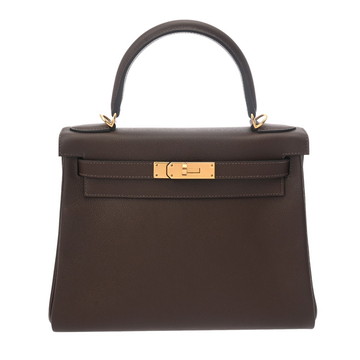 エルメス ケリー 28 内縫い 2WAY モカ エヴァーカラー レディース バッグ 【中古】【bag】