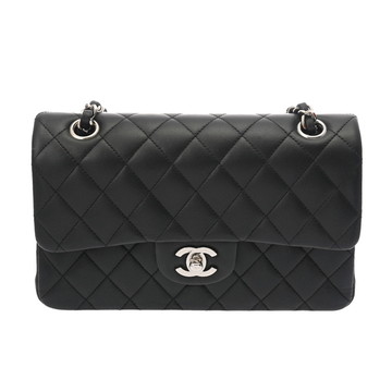 シャネル マトラッセ クラシック スモール ハンドバッグ 23cm ブラック A01113 ラムスキン レディース バッグ 【中古】【bag】