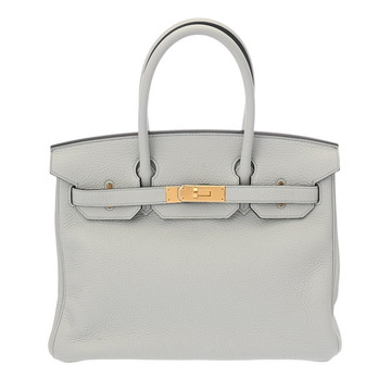 エルメス バーキン 30 ブルーペール トリヨンクレマンス レディース バッグ 【中古】【bag】