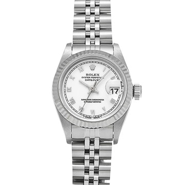 ロレックス デイトジャスト 69174 ホワイト レディース 時計 【中古】【wristwatch】