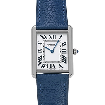 カルティエ タンク ソロ LM WSTA0028 シルバー レディース 時計 【中古】【wristwatch】