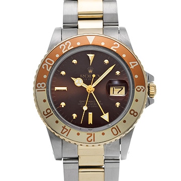 ロレックス GMTマスター 16753 ブラウン メンズ 時計 【中古】【wristwatch】