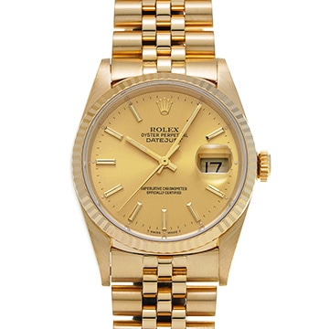 ロレックス デイトジャスト 16238 シャンパン メンズ 時計 【中古】【wristwatch】