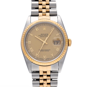 ロレックス デイトジャスト 16233 シャンパン メンズ 時計 【中古】【wristwatch】