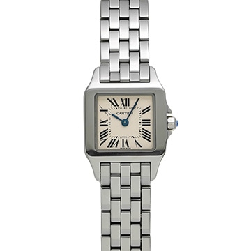 カルティエ サントス ドゥモワゼル SM W25064Z5 シルバー レディース 時計 【中古】【wristwatch】
