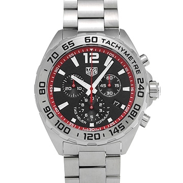 タグ ホイヤー フォーミュラ1 クォーツ クロノグラフ CAZ101Y.BA0842 ブラック メンズ 時計 【中古】【wristwatch】