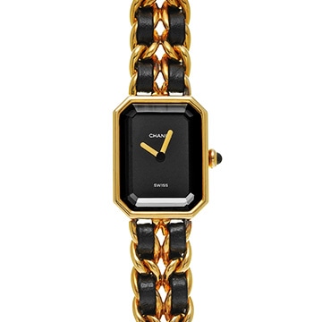 シャネル プルミエール S H0001 ブラック レディース 時計 【中古】【wristwatch】