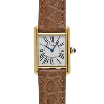 カルティエ マストタンク ヴェルメイユ SM W1005554 シルバー レディース 時計 【中古】【wristwatch】