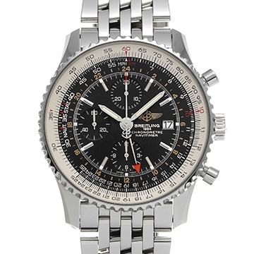 ブライトリング ナビタイマー ワールド A2432212/B726 ブラック メンズ 時計 【中古】【wristwatch】