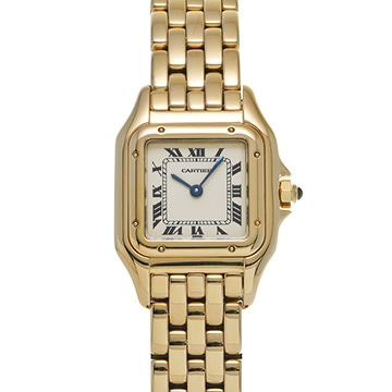 カルティエ パンテール SM W25022B9 アイボリー レディース 時計 【中古】【wristwatch】