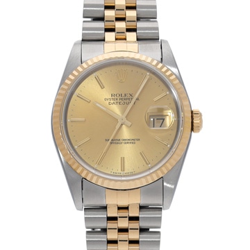 ロレックス デイトジャスト 16233 シャンパン メンズ 時計 【中古】【wristwatch】