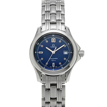 オメガ シーマスター 120 2571.80 ブルー レディース 時計 【中古】【wristwatch】