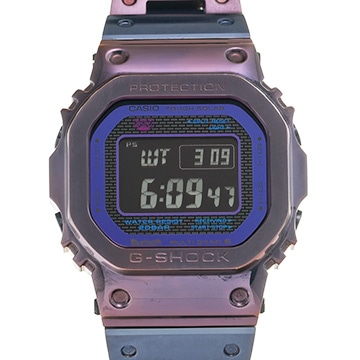 カシオ G-SHOCK GMW-B5000シリーズ GMW-B5000PB-6JF ブラック メンズ 時計 【中古】【wristwatch】