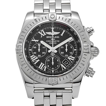 ブライトリング クロノマット JSP ローマンインデックス AB0115111B2A1 ブラック メンズ 時計 【中古】【wristwatch】