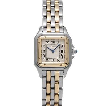 カルティエ パンテール SM W25029B6 シルバー レディース 時計 【中古】【wristwatch】