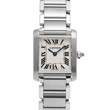 カルティエ タンクフランセーズ SM　 W51008Q3 シルバー レディース 時計 【中古】【wristwatch】
