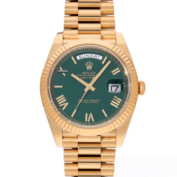 ロレックス デイデイト 40 228238 グリーン メンズ 時計 【中古】【wristwatch】