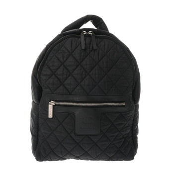 シャネル バックパック コココクーン ブラック A92559 キルティングナイロン レディース バッグ 【中古】【bag】