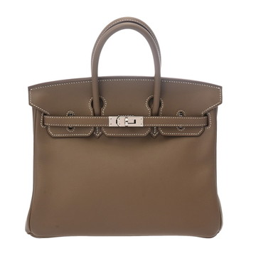 エルメス バーキン 25 エトゥープ ヴォースイフト レディース バッグ 【中古】【bag】