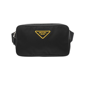 プラダ ベルトバッグ ブラック 2VL977 ナイロン/サフィアーノレザー ユニセックス バッグ 【中古】【bag】