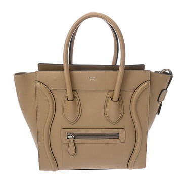 セリーヌ ラゲージ マイクロ デューン 189793DRU.03UN ドラムドカーフ レディース バッグ 【中古】【bag】