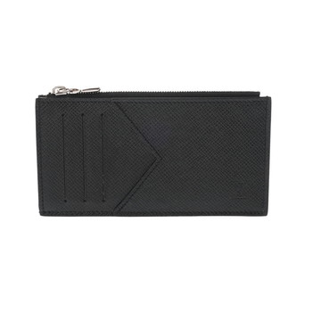 ルイ ヴィトン タイガ コインカード ホルダー ブラック M62914 レザー メンズ 財布 【中古】【purse】