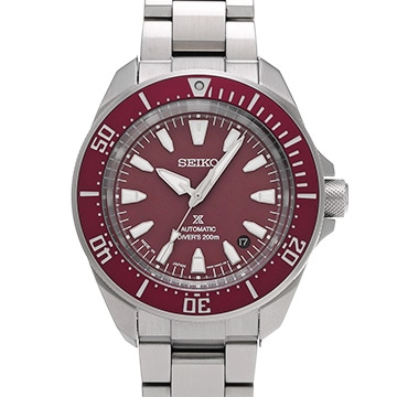 セイコー プロスペックス ダイバー スキューバ SBDY129 バーガンディ メンズ 時計 【中古】【wristwatch】