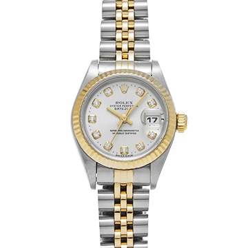 ロレックス デイトジャスト 69173G シルバー/ダイヤモンド レディース 時計 【中古】【wristwatch】