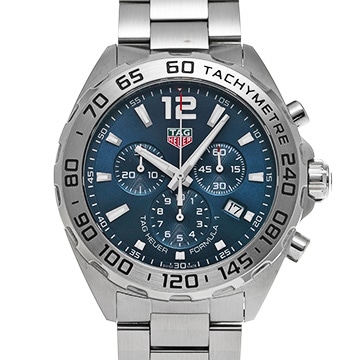 タグ ホイヤー フォーミュラ1 クォーツ クロノグラフ CAZ101K.BA0842 ブルー メンズ 時計 【中古】【wristwatch】