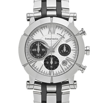 ティファニー アトラス ジェント クロノグラフ Z1000.82.12A21A00A シルバー/ブラック メンズ 時計 【中古】【wristwatch】