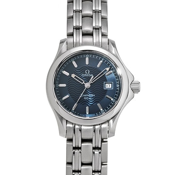 オメガ シーマスター 120 クォーツ 2571.81 ブルー レディース 時計 【中古】【wristwatch】