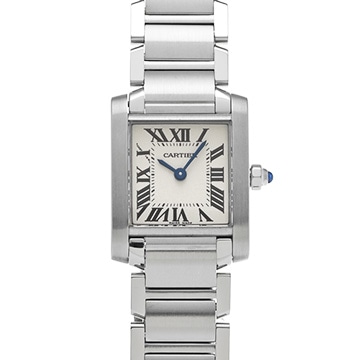 カルティエ タンクフランセーズ SM　 W51008Q3 シルバー レディース 時計 【中古】【wristwatch】