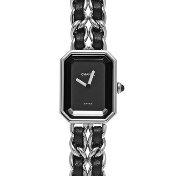 シャネル プルミエール L H0451 ブラック レディース 時計 【中古】【wristwatch】
