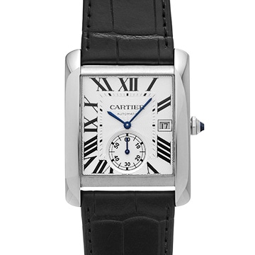 カルティエ タンク MC W5330003 シルバー メンズ 時計 【中古】【wristwatch】