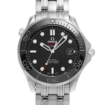オメガ シーマスター ダイバー300 コーアクシャル 212.30.41.20.01.003 ブラック メンズ 時計 【中古】【wristwatch】