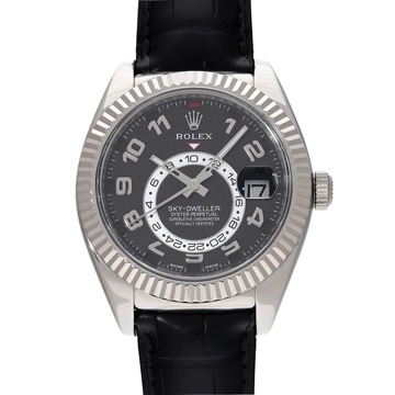 ロレックス スカイドゥエラー 326139 ブラック メンズ 時計 【中古】【wristwatch】