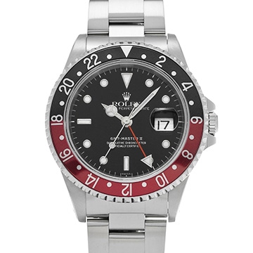 ロレックス GMTマスターII 16710 ブラック メンズ 時計 【中古】【wristwatch】