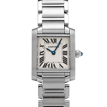 カルティエ タンクフランセーズ SM　 W51008Q3 シルバー レディース 時計 【中古】【wristwatch】